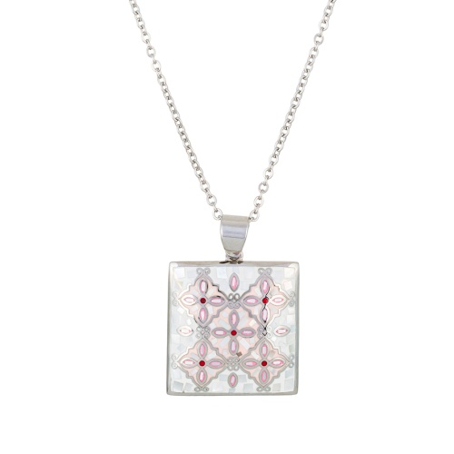 Колье Fiore Luna ENAMEL ROSE, BP03194-3 R/S фото 3